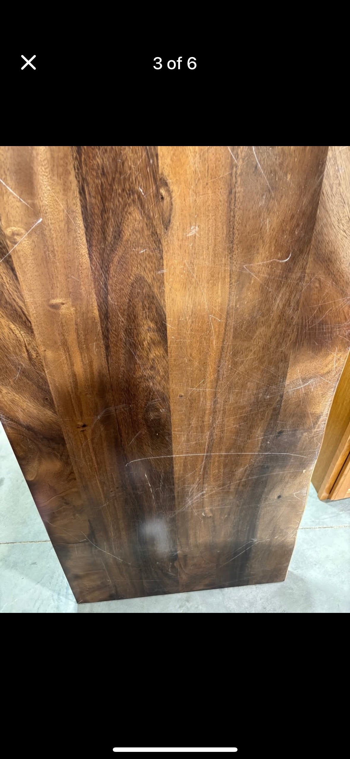 4ft saman live edge countertop