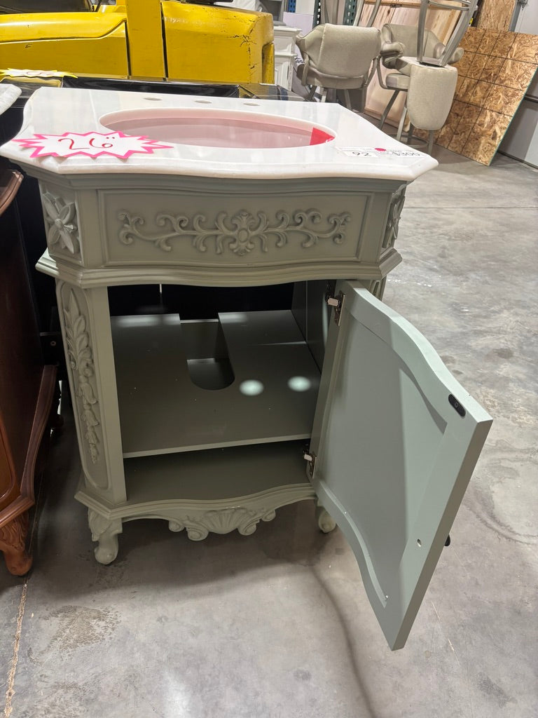 Winslow 26" antique sea glass vanity