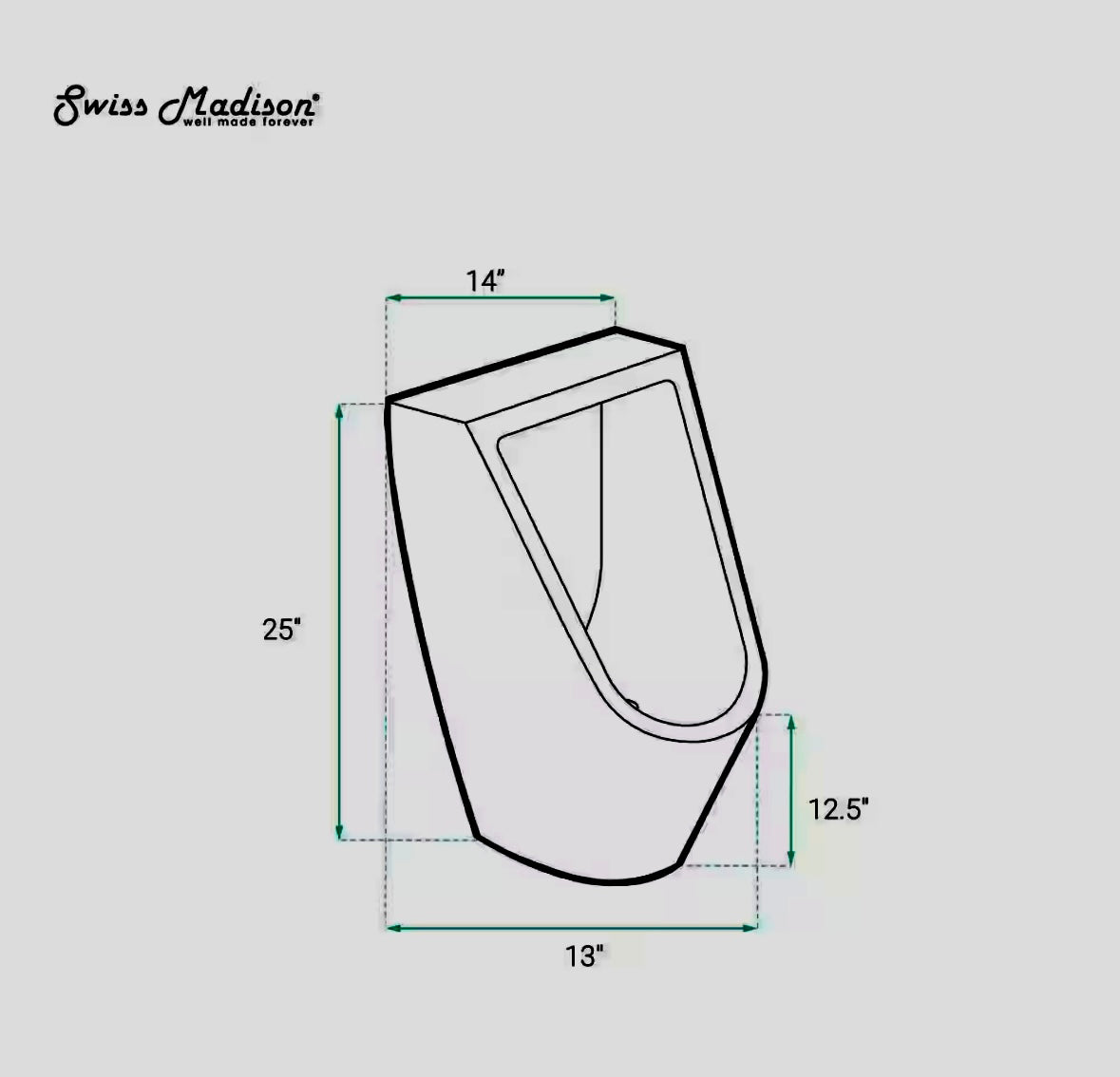 Voltaire waterless touch free urinal