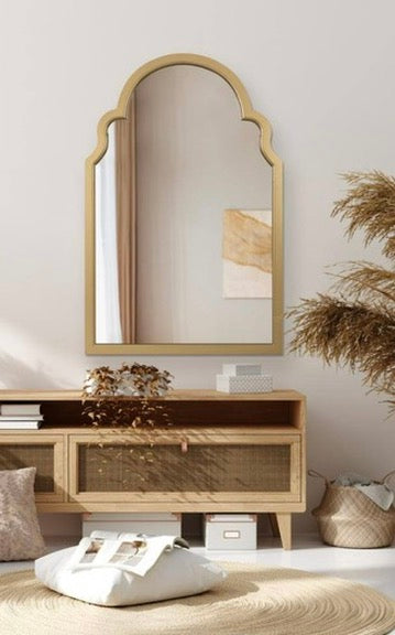 Hogan arch gold wall mirror