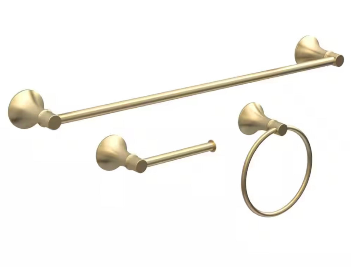 Sadira 3-Piece Bath Hardware Set