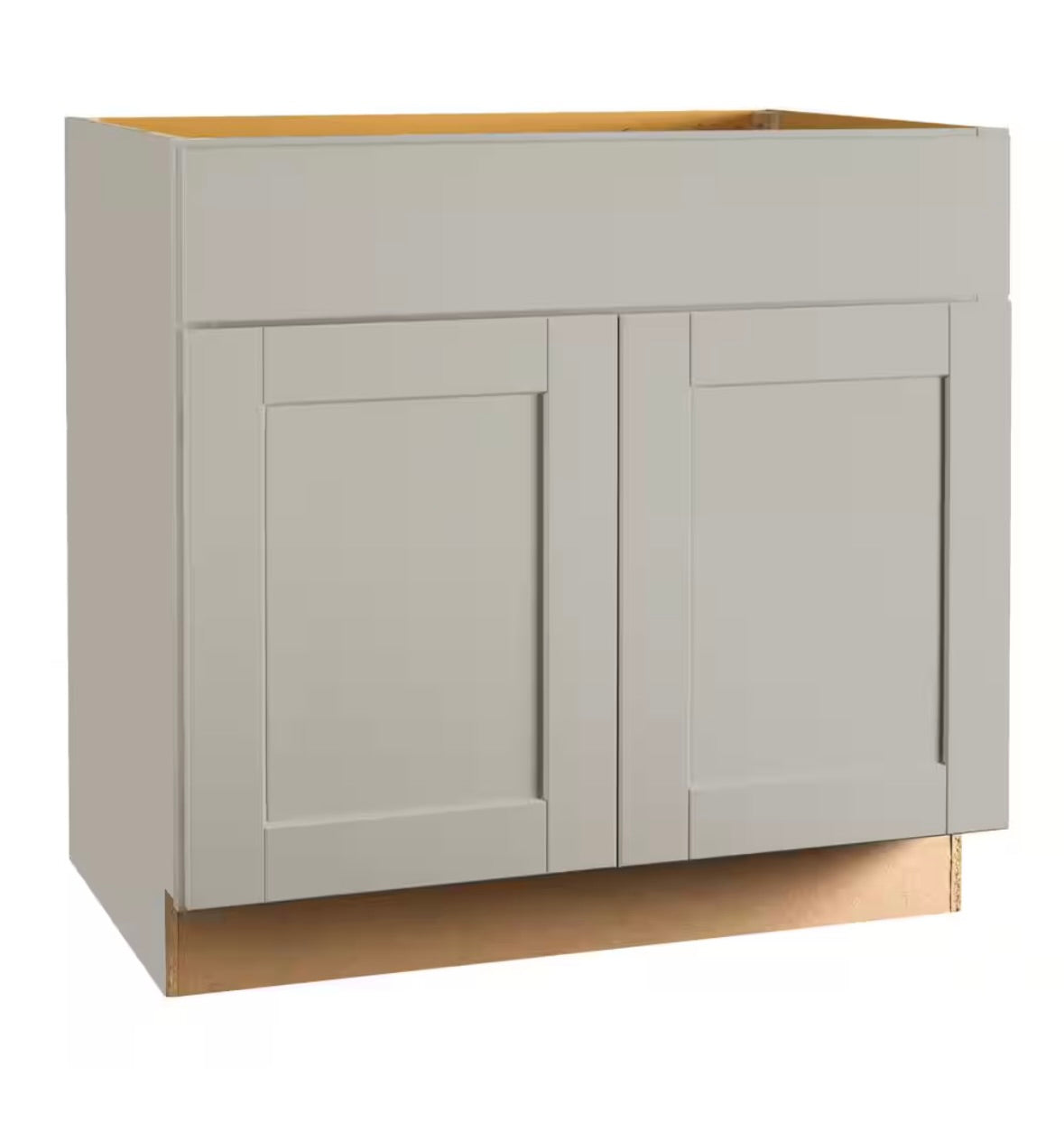 Shaker 36" sink base dove gray