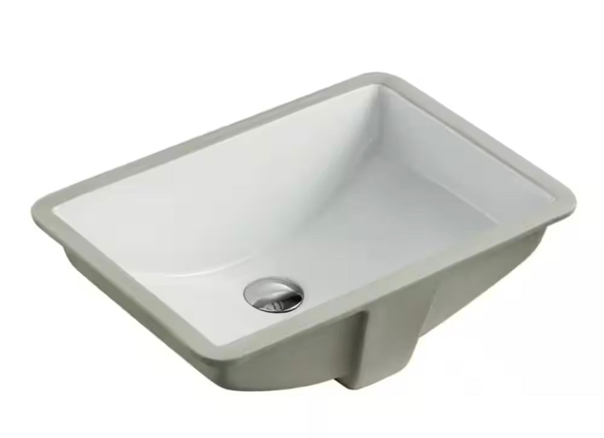 20-7/8"x14-3/4" undermount vanity sink