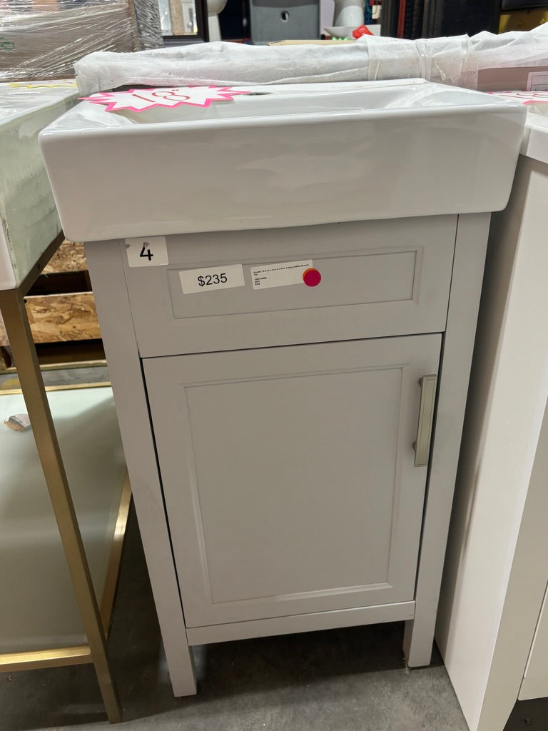 Arvesen 18"x12" gray vanity