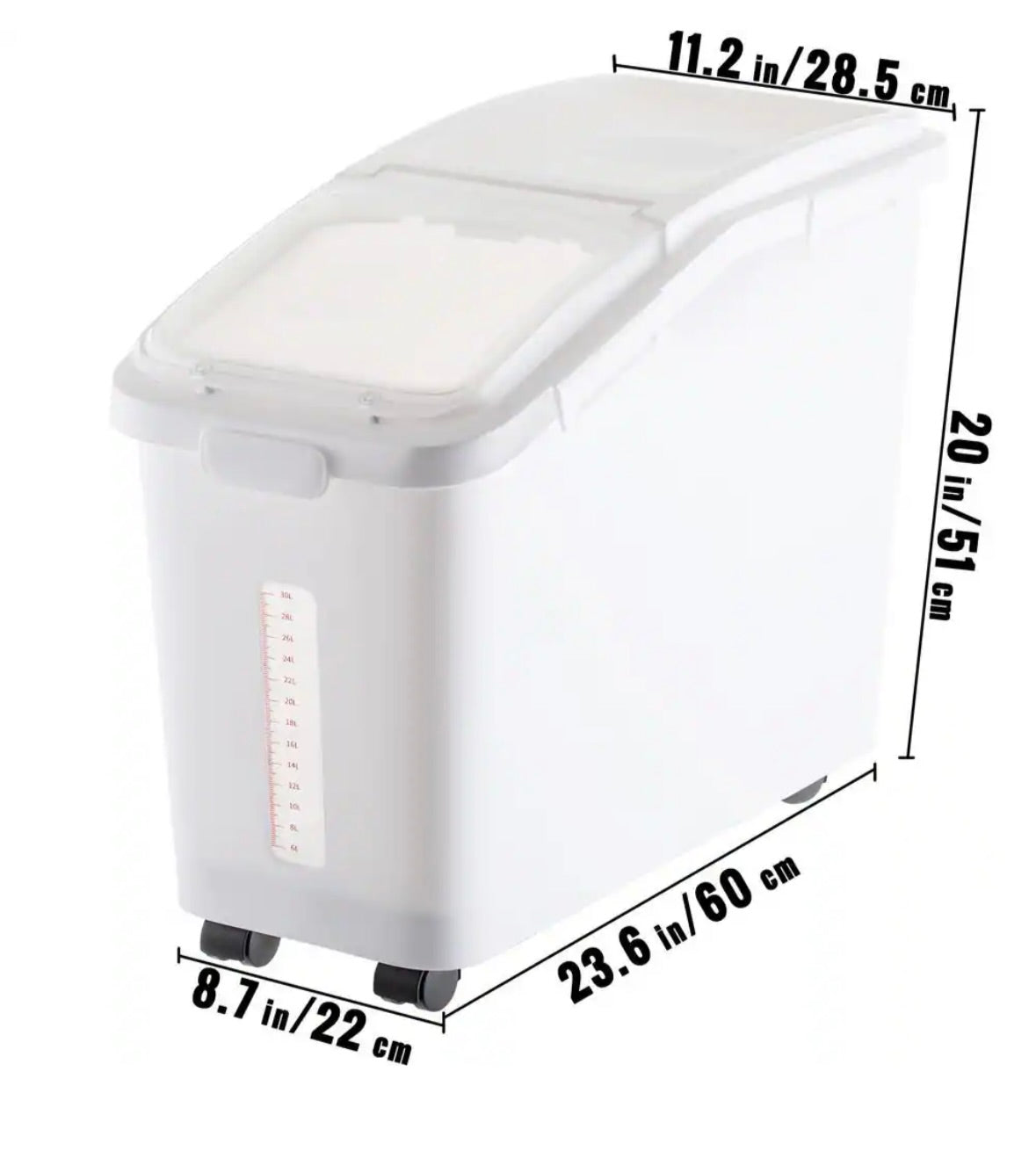 Ingredient storage bin