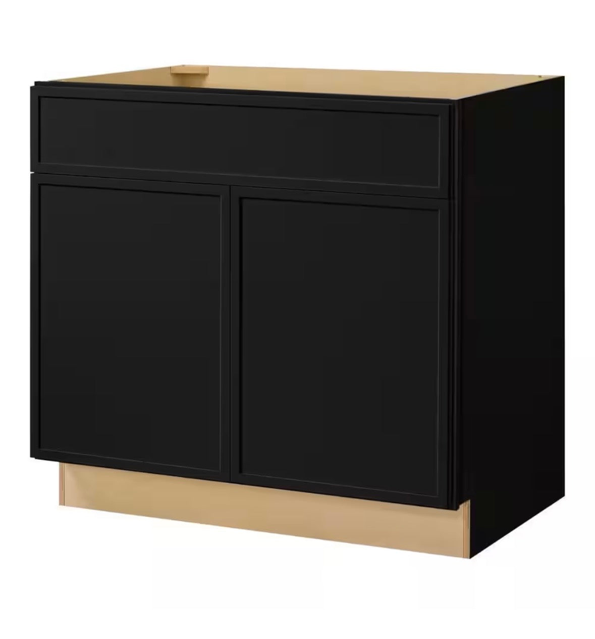 Leyton 36” base in raven black