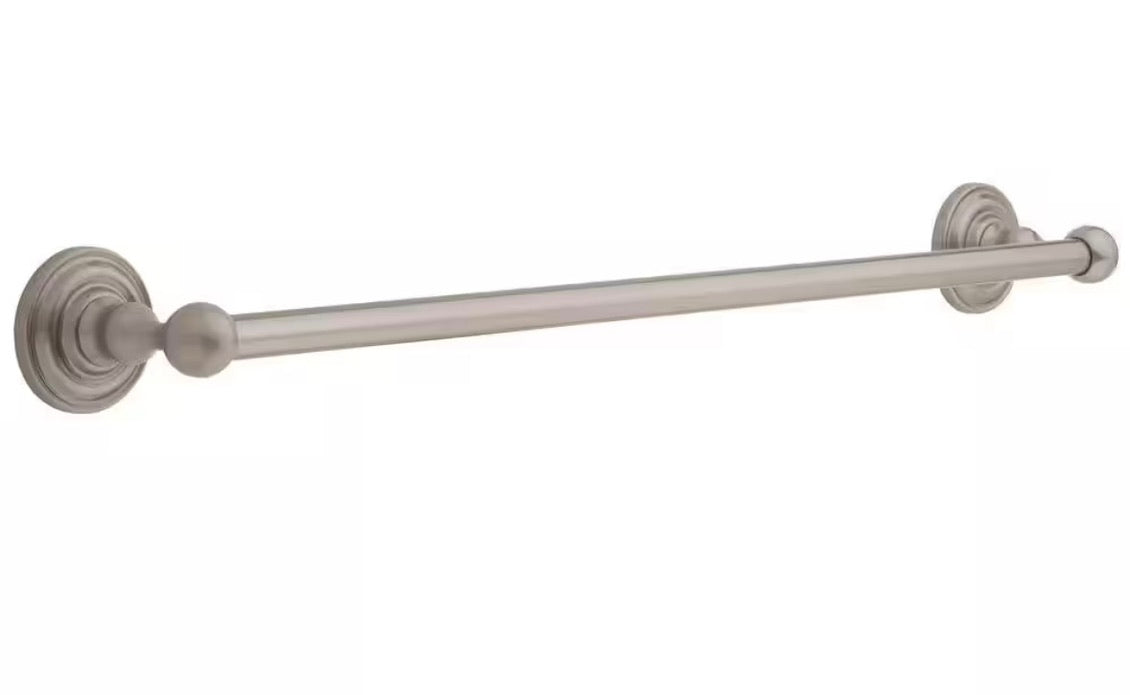 Greenwich 24 in. Towel Bar in Brushed Nickel