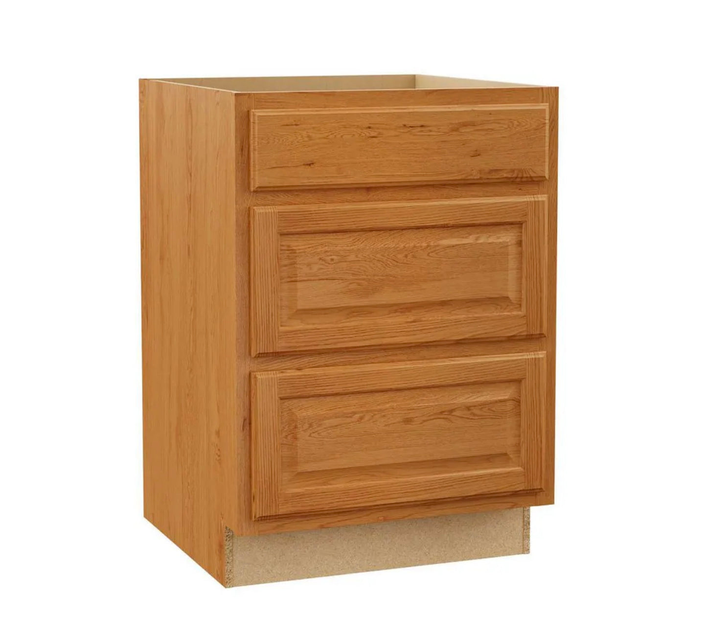 24" drawer base in medium oak