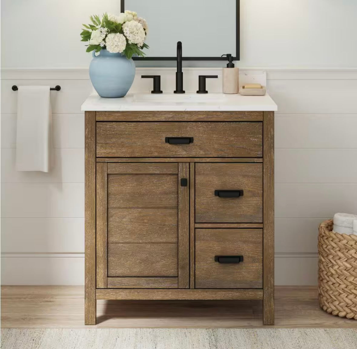 Stanhope 31" Reclaimed oak vanity
