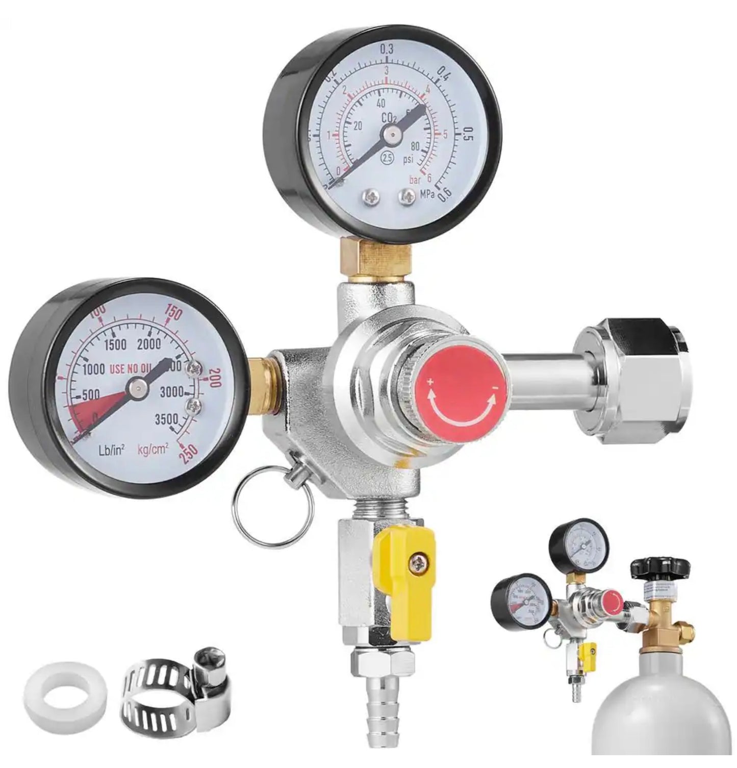 Double gauge regulator
