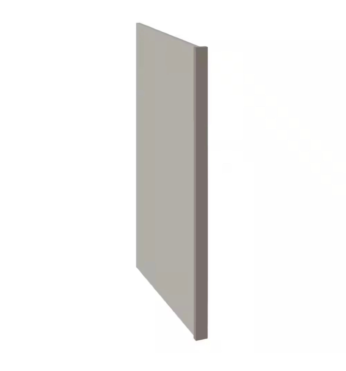 Shaker 24" dishwasher end panel in dove gray