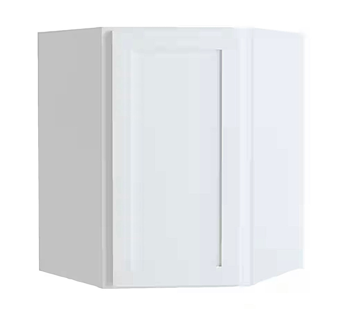 Courtland 24x36 corner cabinet polar white