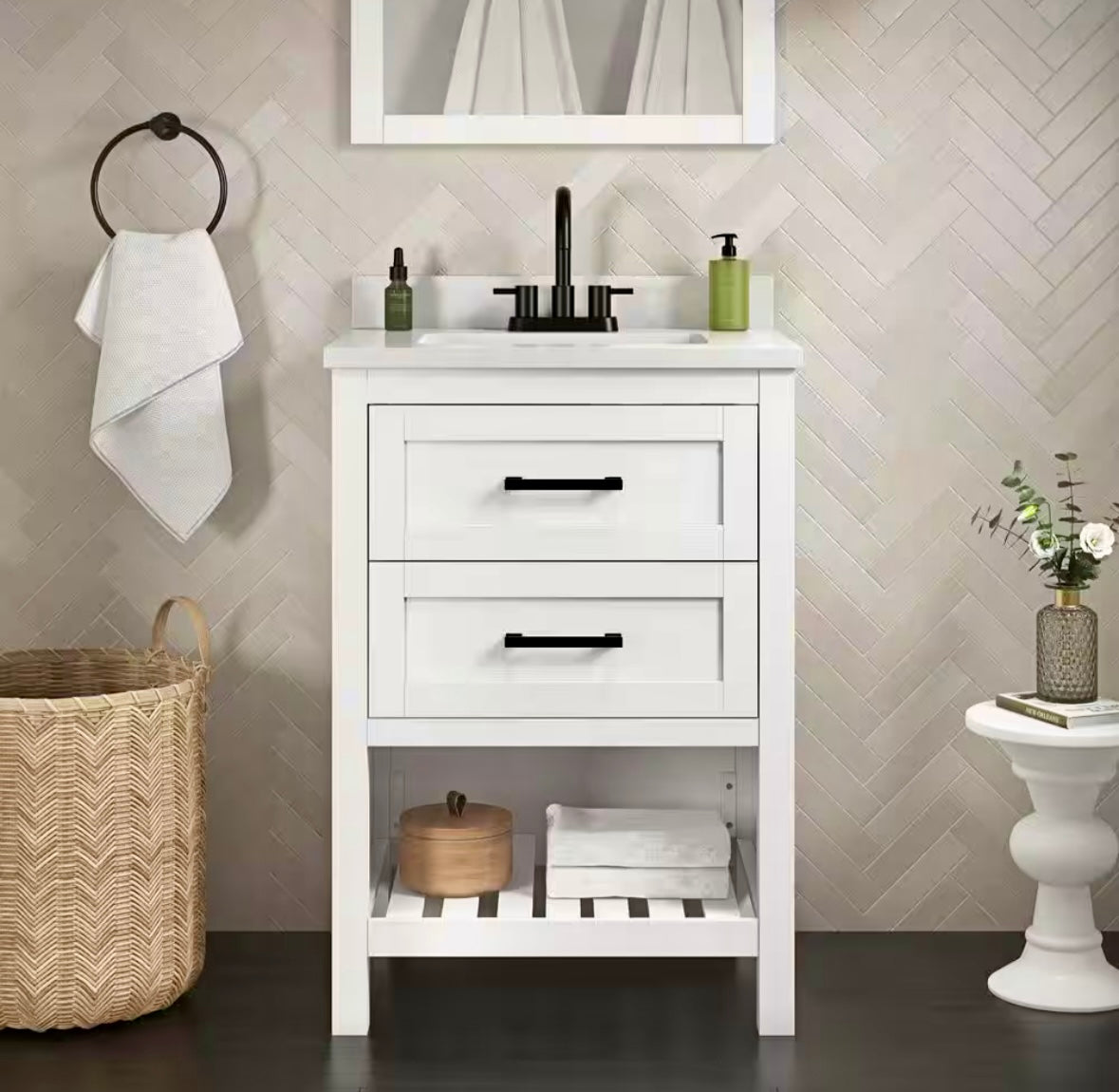 Autumn 24 in white vanity