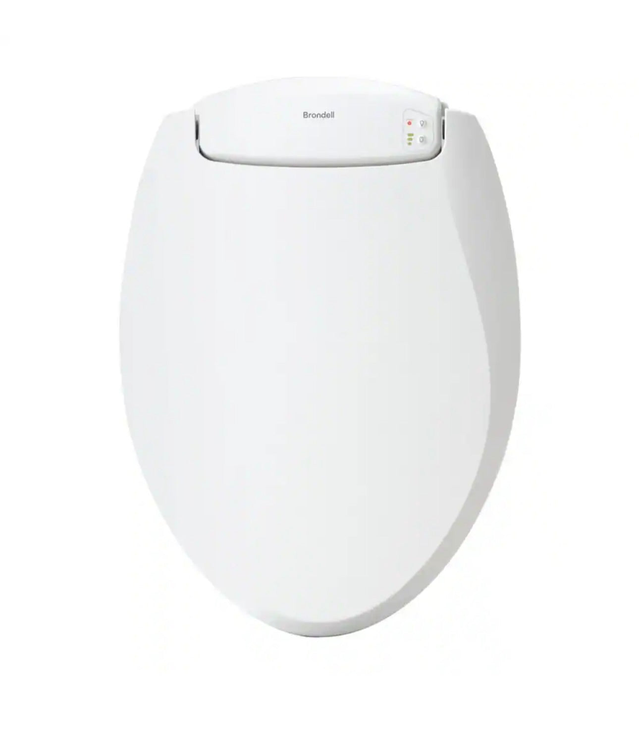 LumaWarm elongated toilet seat in white
