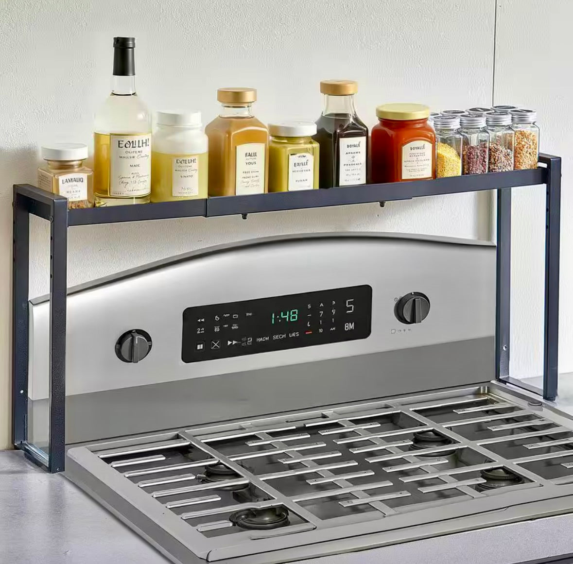 Over the stove spice rack