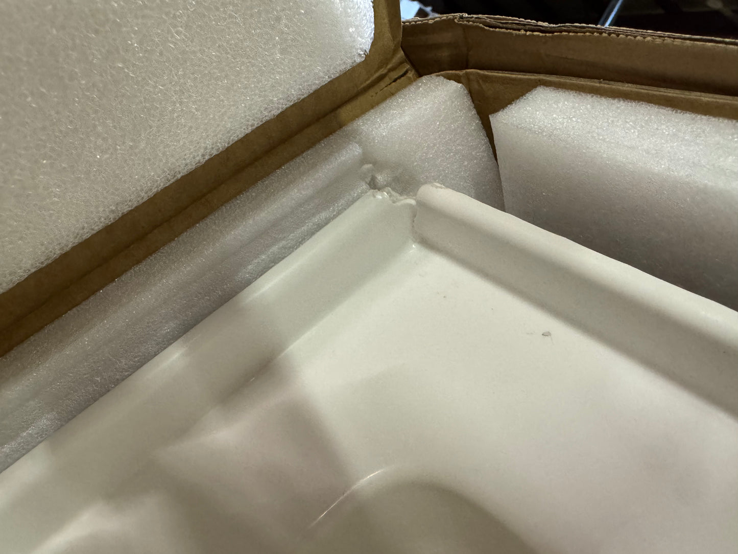 SlimLine 60x32 left drain shower base