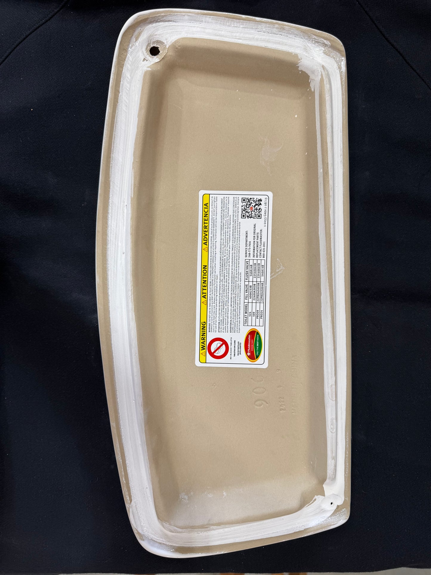 Penguin toilet tank lid