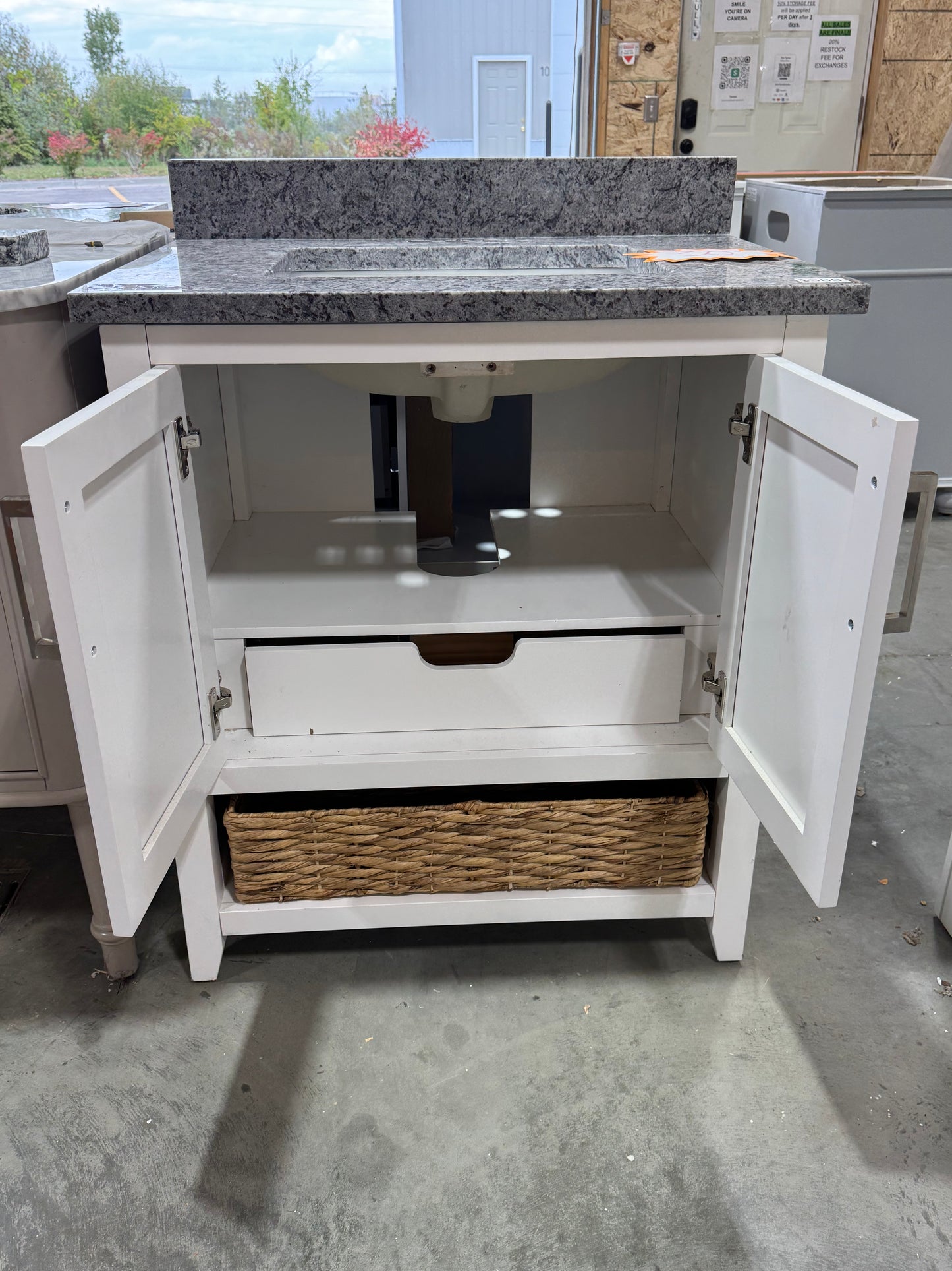 Newhall 30" white vanity