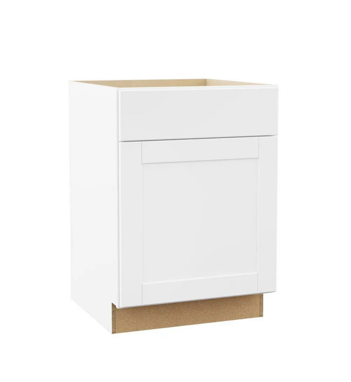 Shaker 24" base satin white