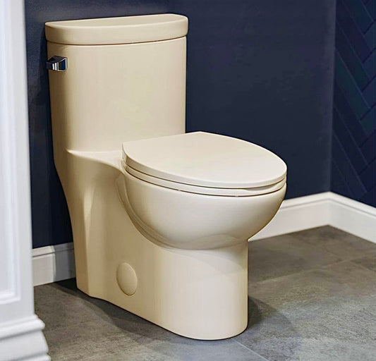 Sublime 1 piece elongated toilet in bisque