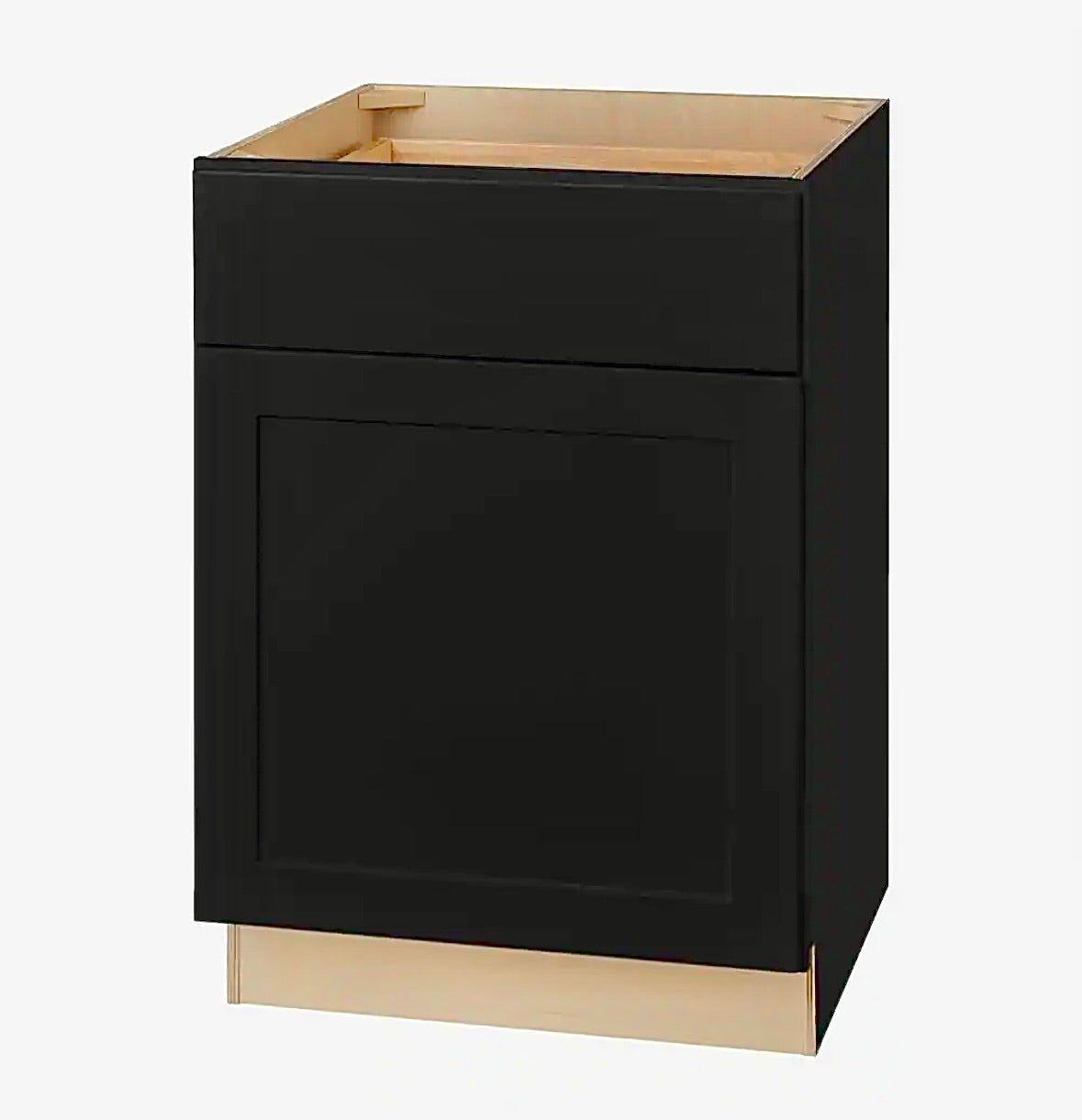 Avondale 24" base cabinet in raven black
