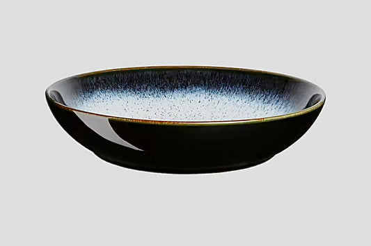 Halo blue pasta bowl
