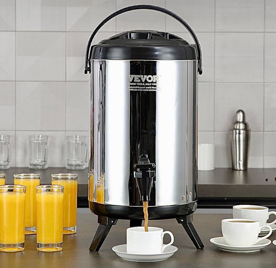 2 Gal Stainless steel beverage dispenser