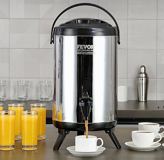 2 Gal Stainless steel beverage dispenser