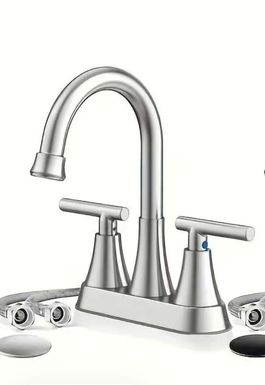 4" faucet brushed nickel