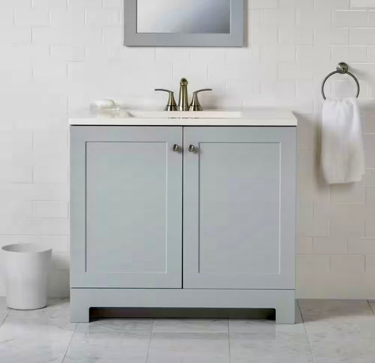 36" Pearl gray Vanity