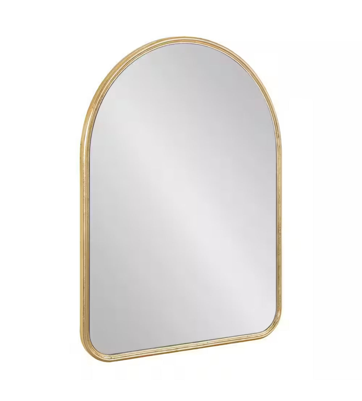 Caskill 24"x 18" Arched gold mirror