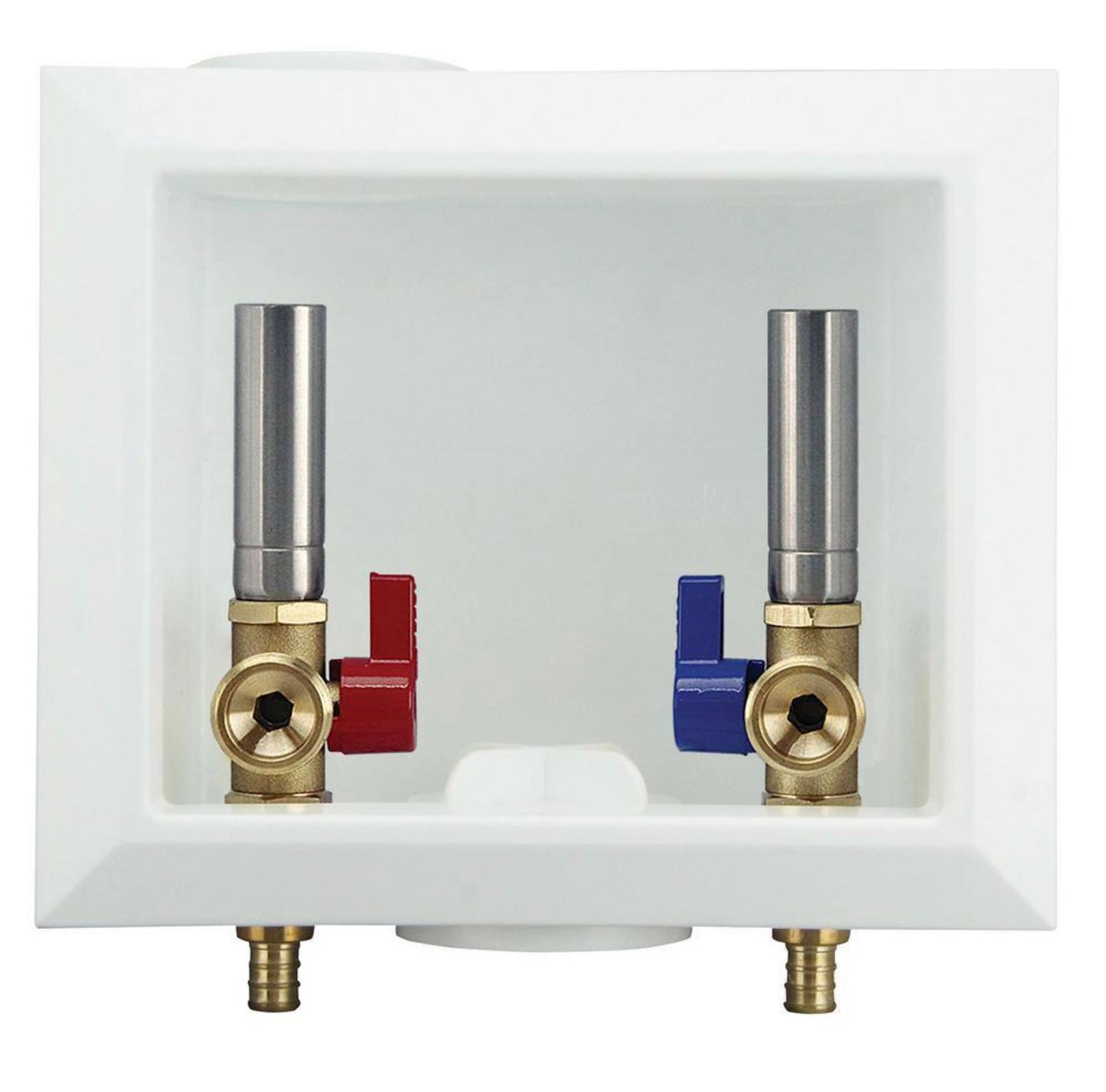 Washing machine outlet box