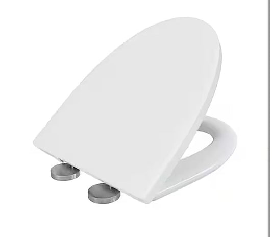 Swiss madison elongated toilet seat in white