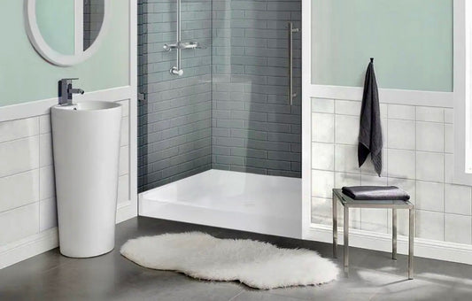 Voltaire 42" x 36" shower base in white