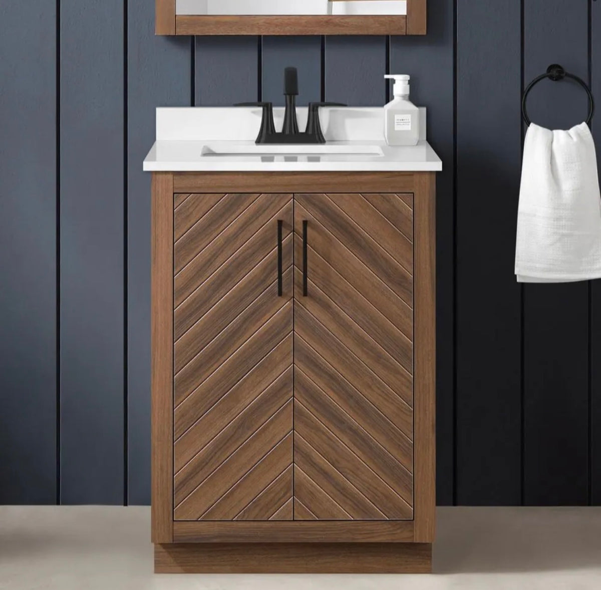 Huckleberry 24" spiced walnut vanity