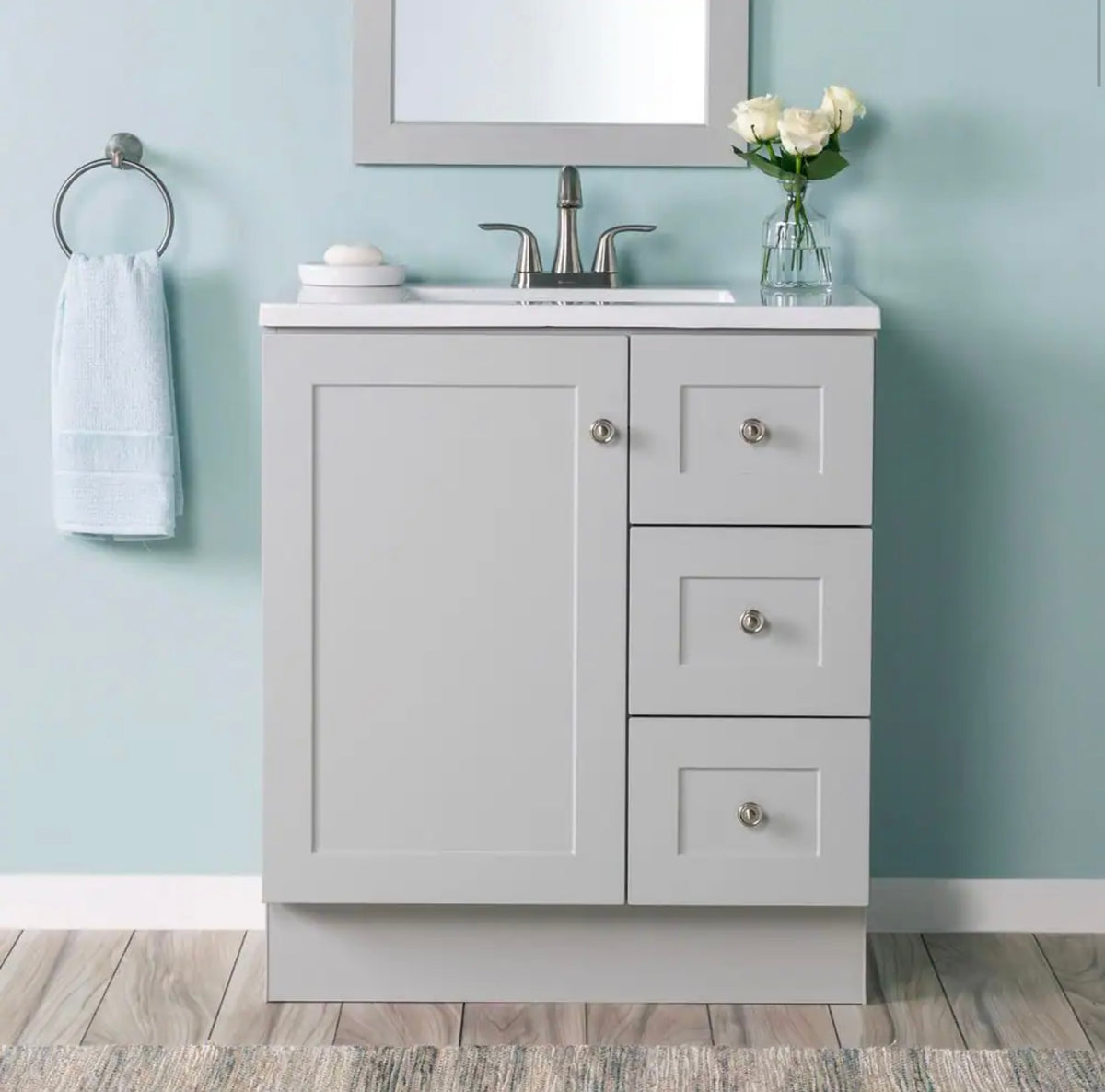 Bannister 30" pearl gray vanity