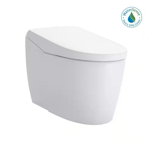 Neorest elongated toilet with integrated bidet seat