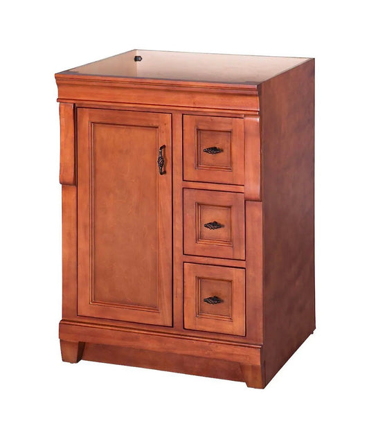 Naples 24" Vanity in warm cinnamon without top