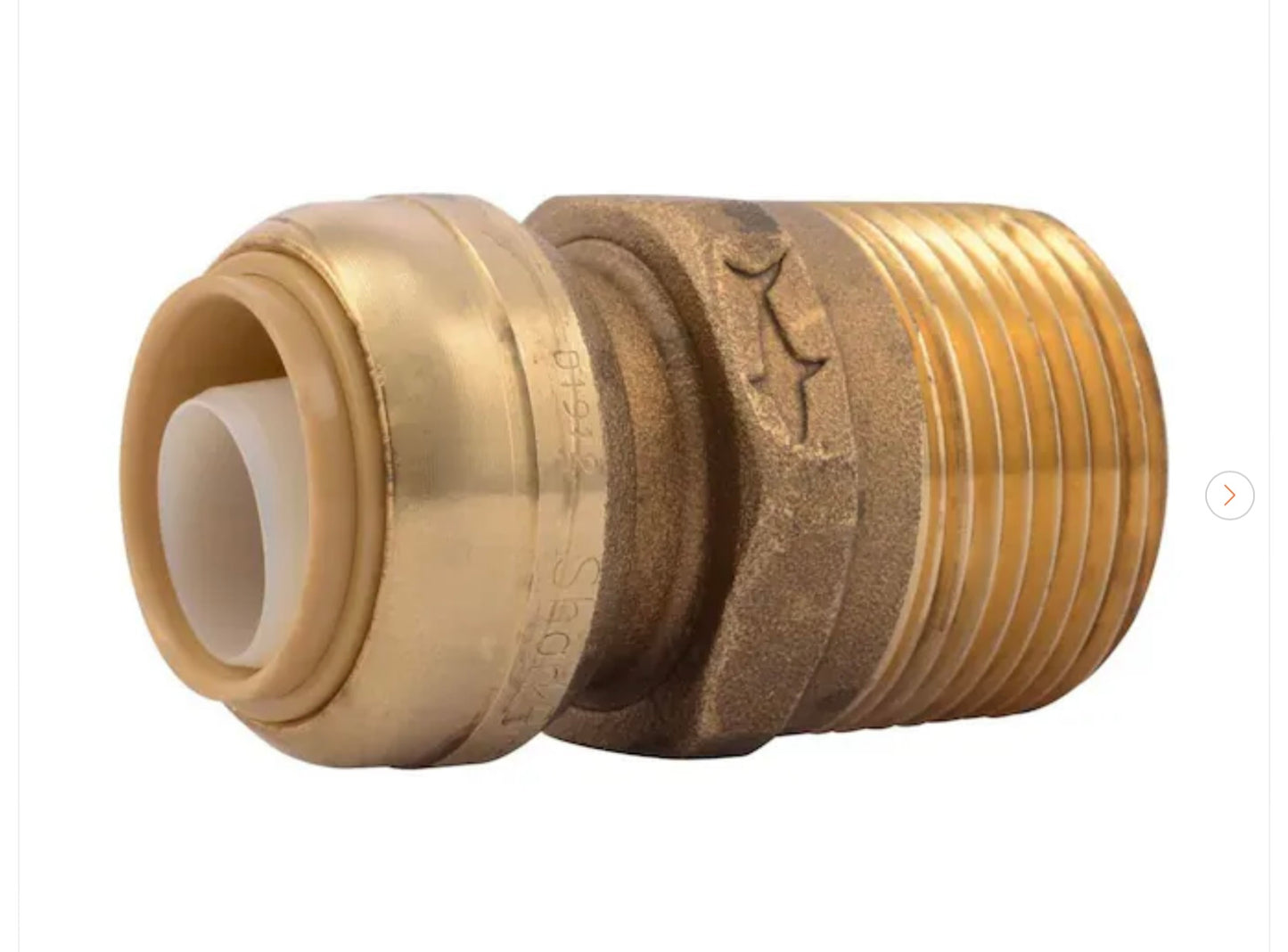 3/4 in x 1 in brass adapter fitting