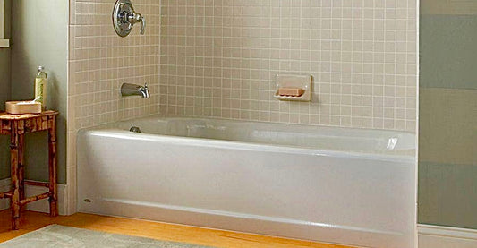 Princeton 60"x30" soaking bathtub left drain