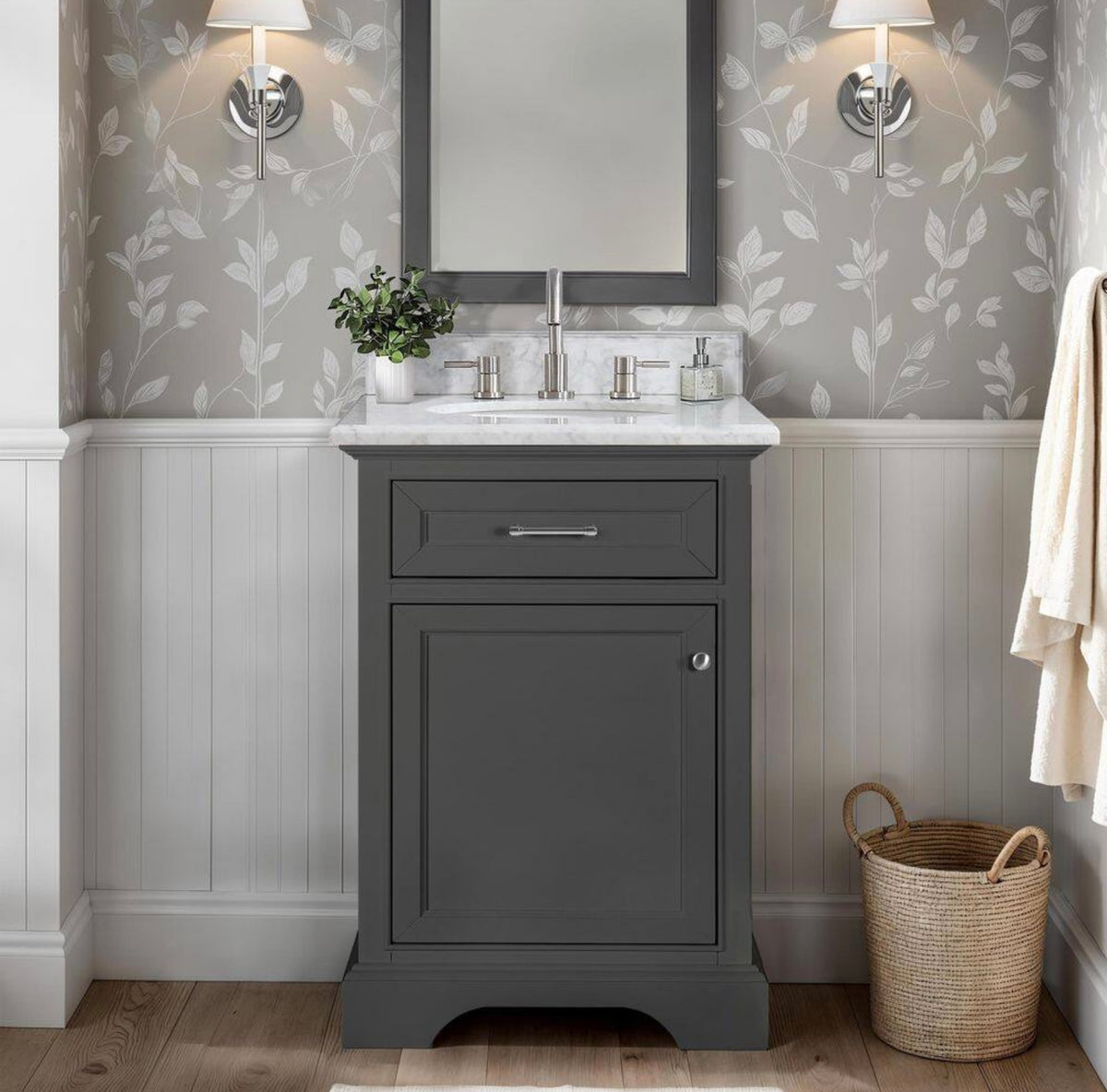 Windlowe 24" gray vanity