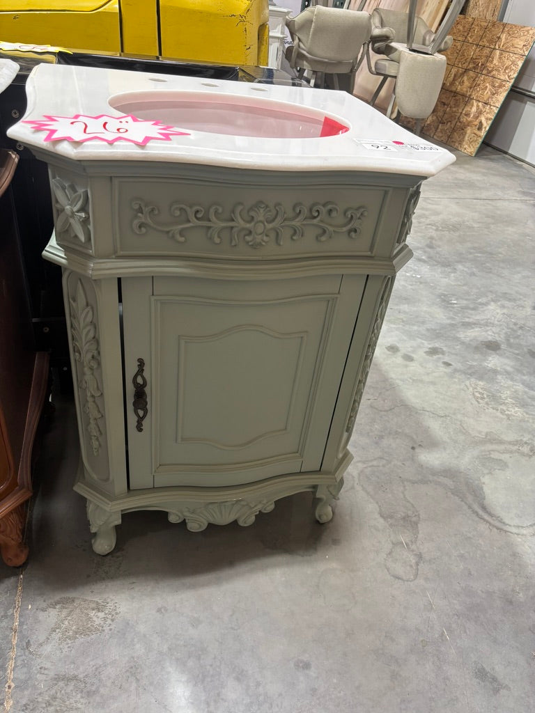 Winslow 26" antique sea glass vanity
