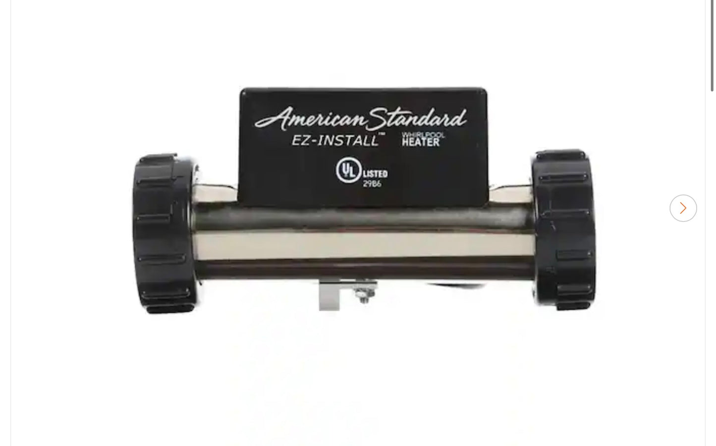 Whirlpool heater in black