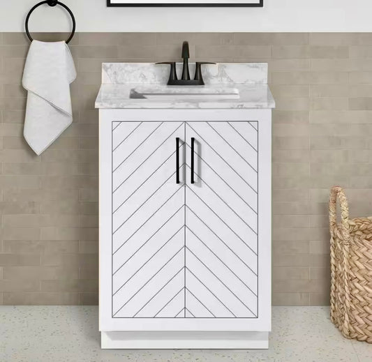 Huckleberry 24" white vanity