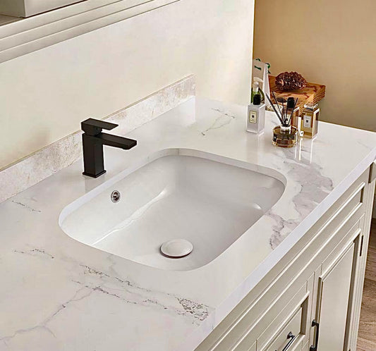 19.5" undermount bathroom sink