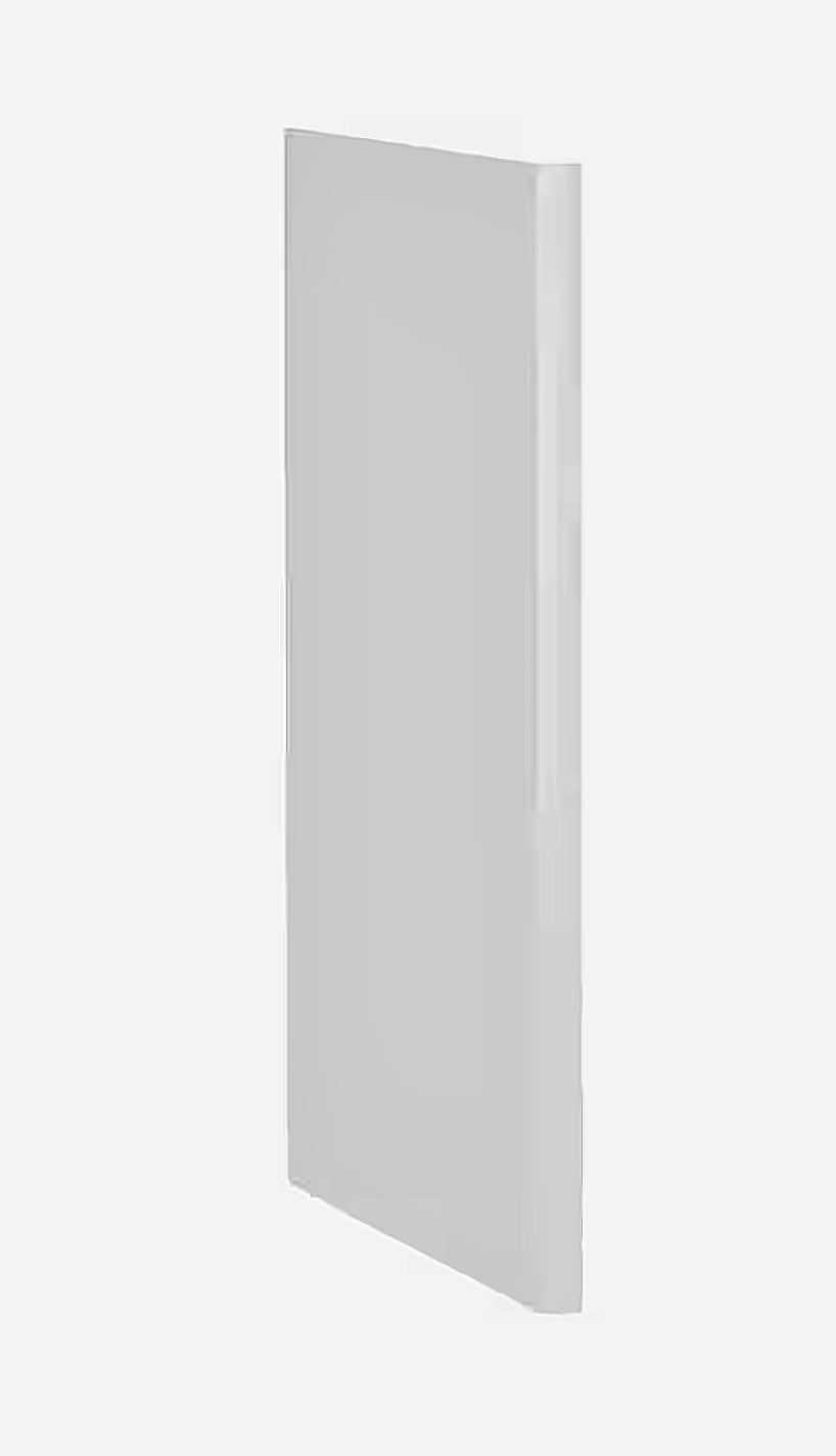 24" Dishwasher end panel satin white