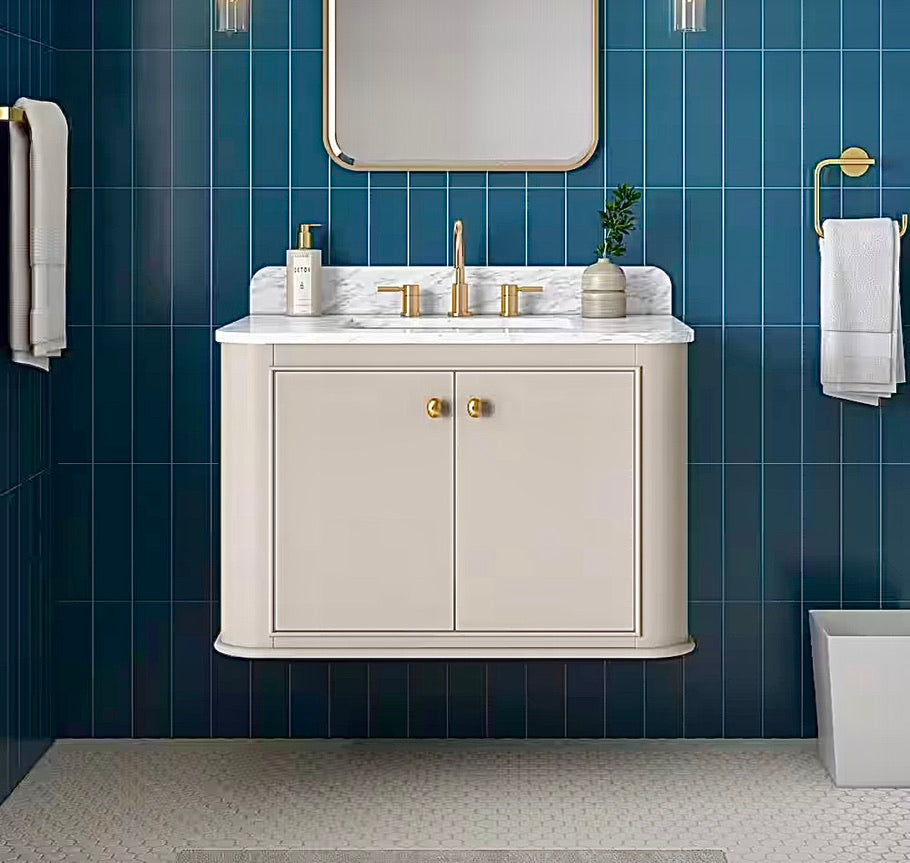 Collette 36" greige vanity