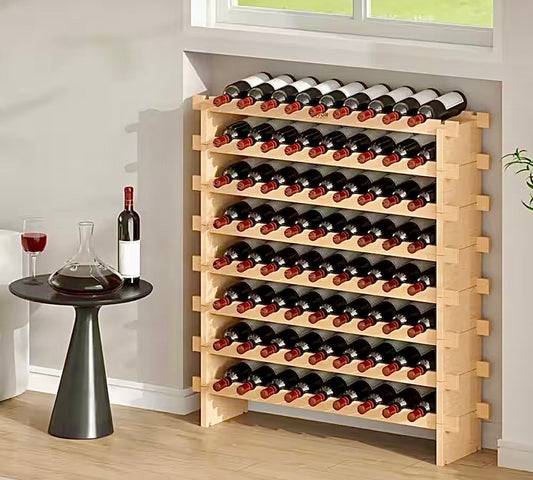 72 wine bottle holder 8 tier