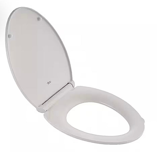 American standard contemporary elongated toilet seat in white