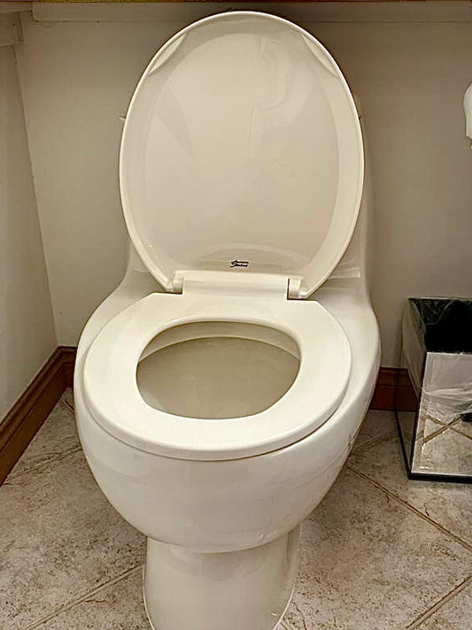 American standard champion 4 round toilet seat in linen